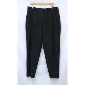 DAKS Signature Pants Straight Tapered Pleated 16 plus size office career classic